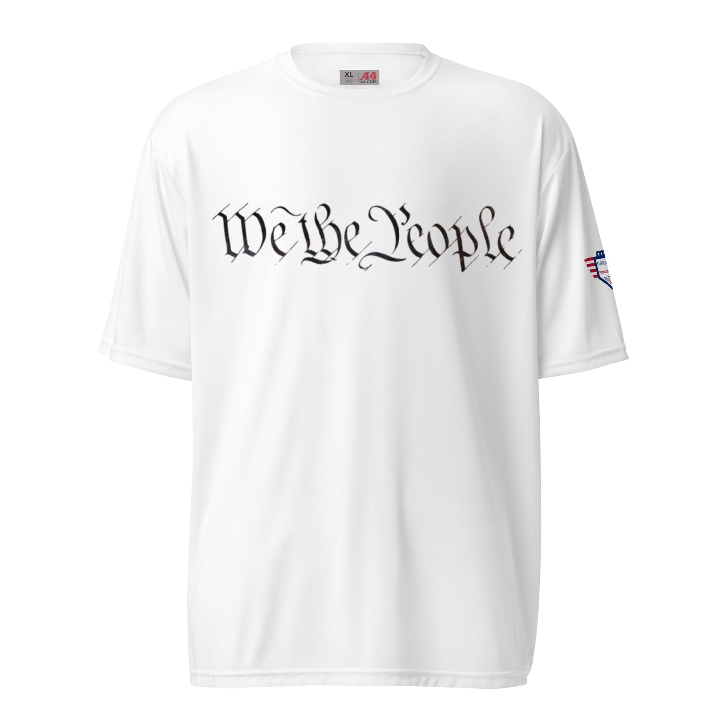 We the People easter-egg QR Code - Trump Dance - Unisex performance crew neck t-shirt