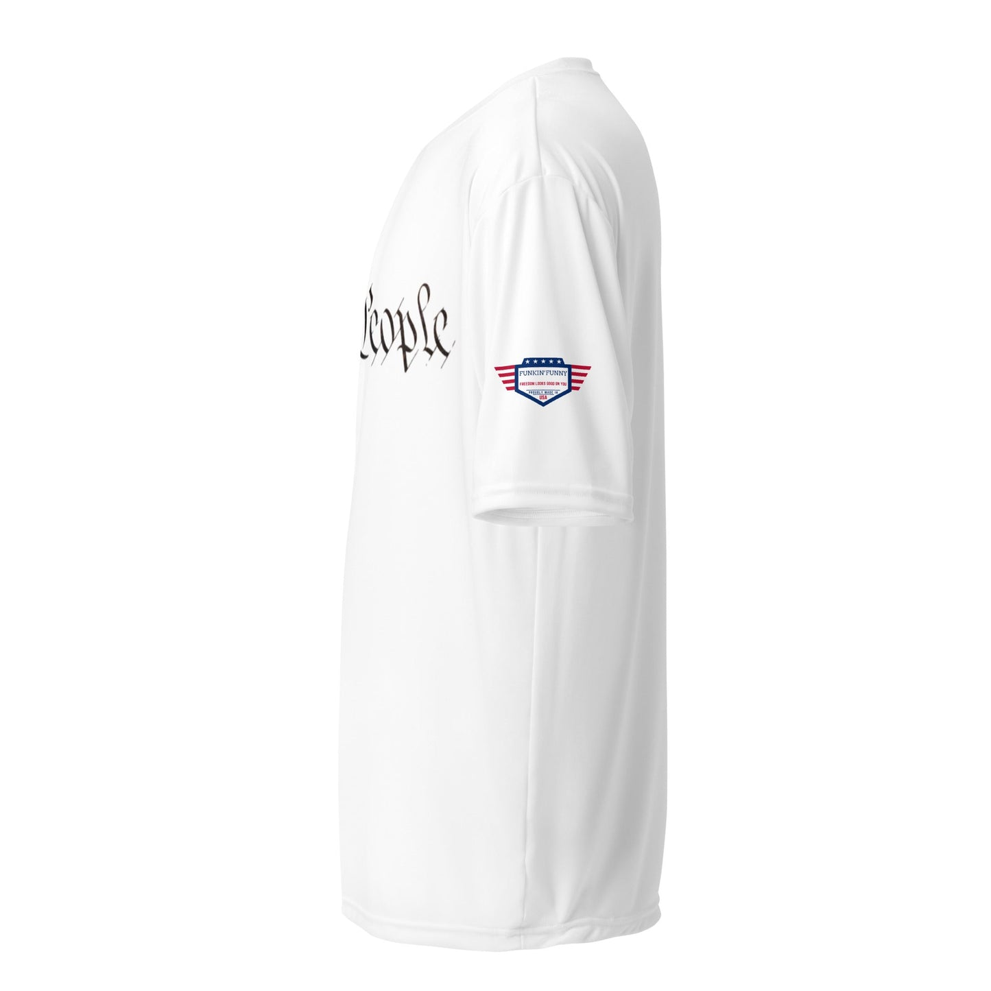 Nosotros el Pueblo - Camiseta de rendimiento unisex con cuello redondo
