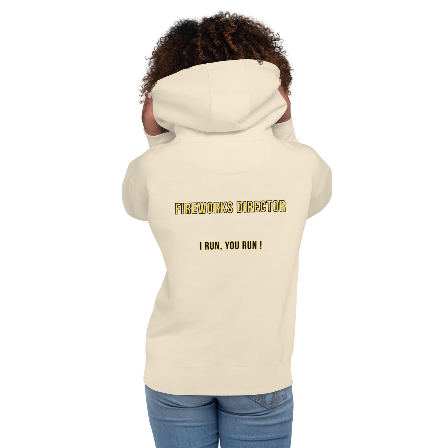 Director de Fuegos Artificiales - Sudadera con capucha unisex - talla pequeña, así que pide una talla más grande