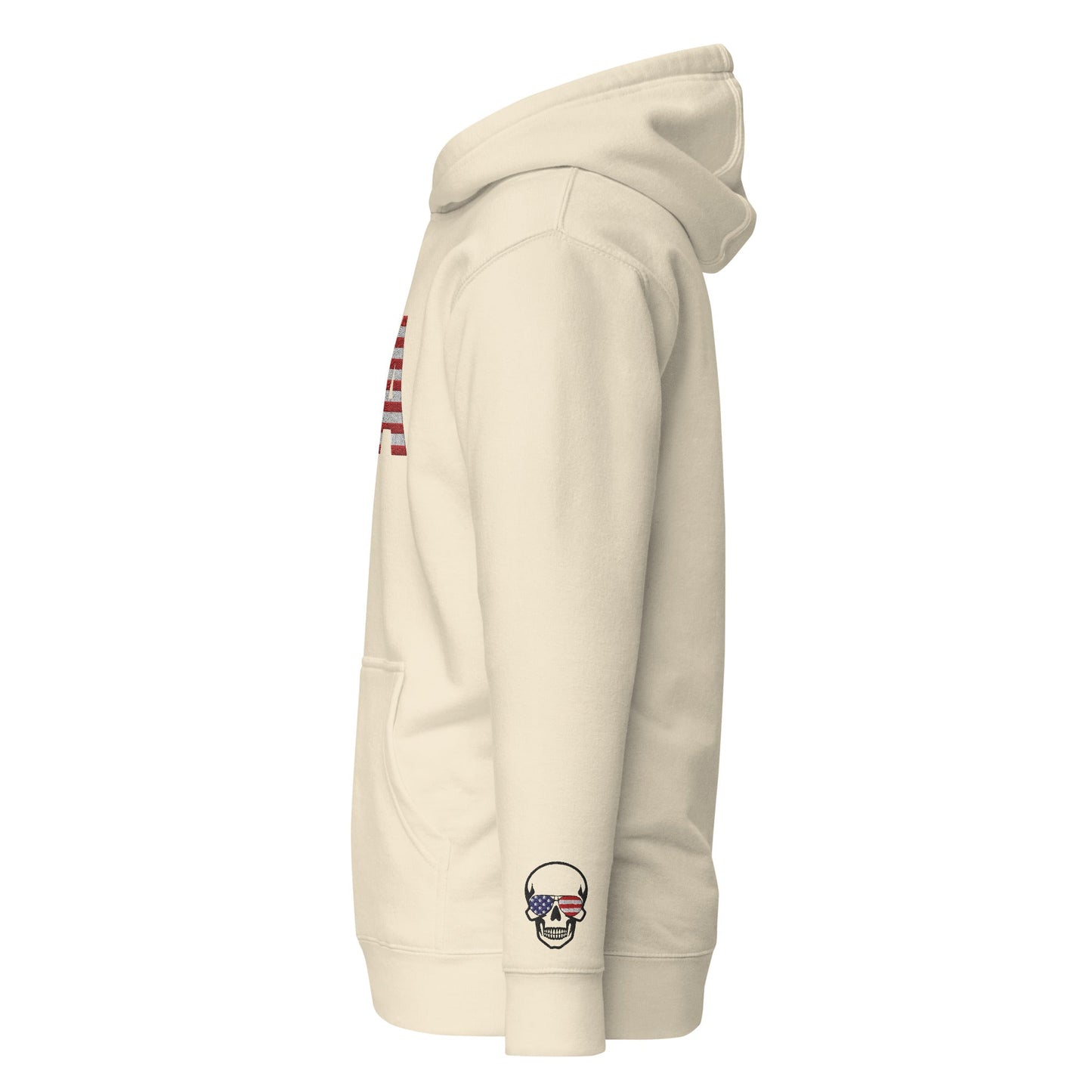 Bordado grande de EE. UU. - Talla pequeña, se recomienda pedir una talla más grande - Sudadera con capucha unisex