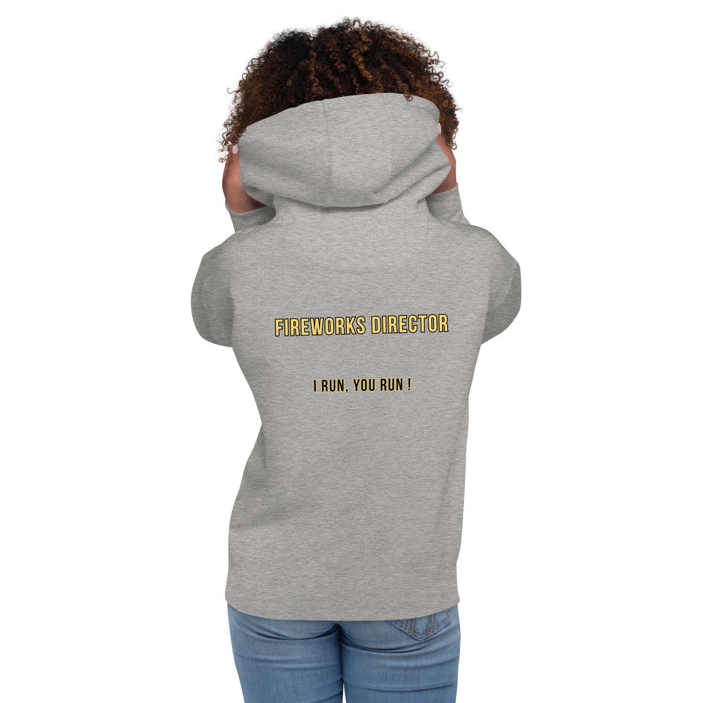 Director de Fuegos Artificiales - Sudadera con capucha unisex - talla pequeña, así que pide una talla más grande