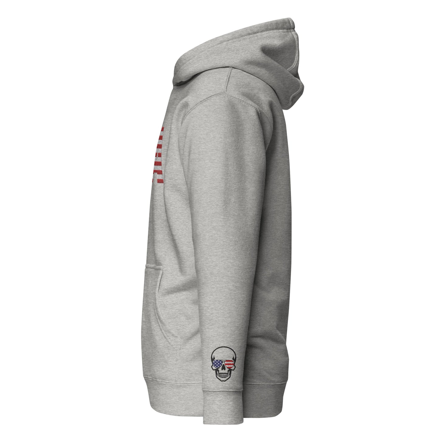 Bordado grande de EE. UU. - Talla pequeña, se recomienda pedir una talla más grande - Sudadera con capucha unisex
