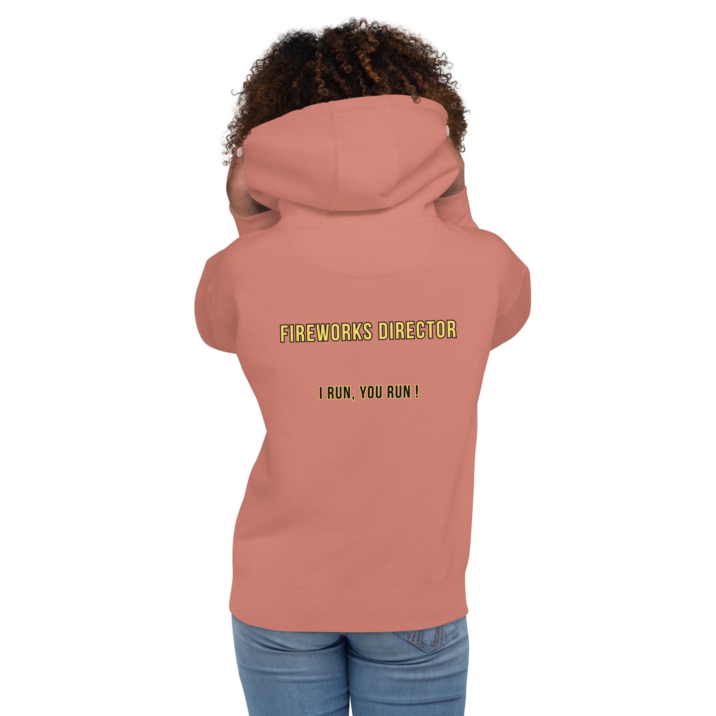 Director de Fuegos Artificiales - Sudadera con capucha unisex - talla pequeña, así que pide una talla más grande