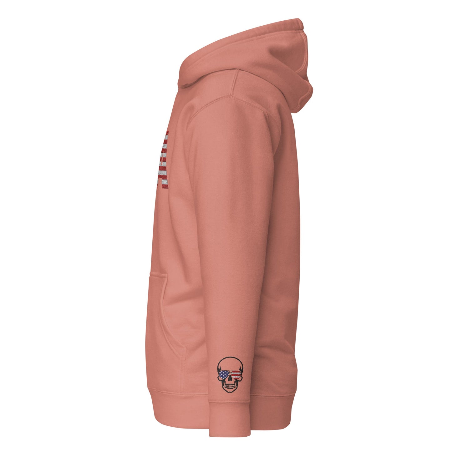 Bordado grande de EE. UU. - Talla pequeña, se recomienda pedir una talla más grande - Sudadera con capucha unisex