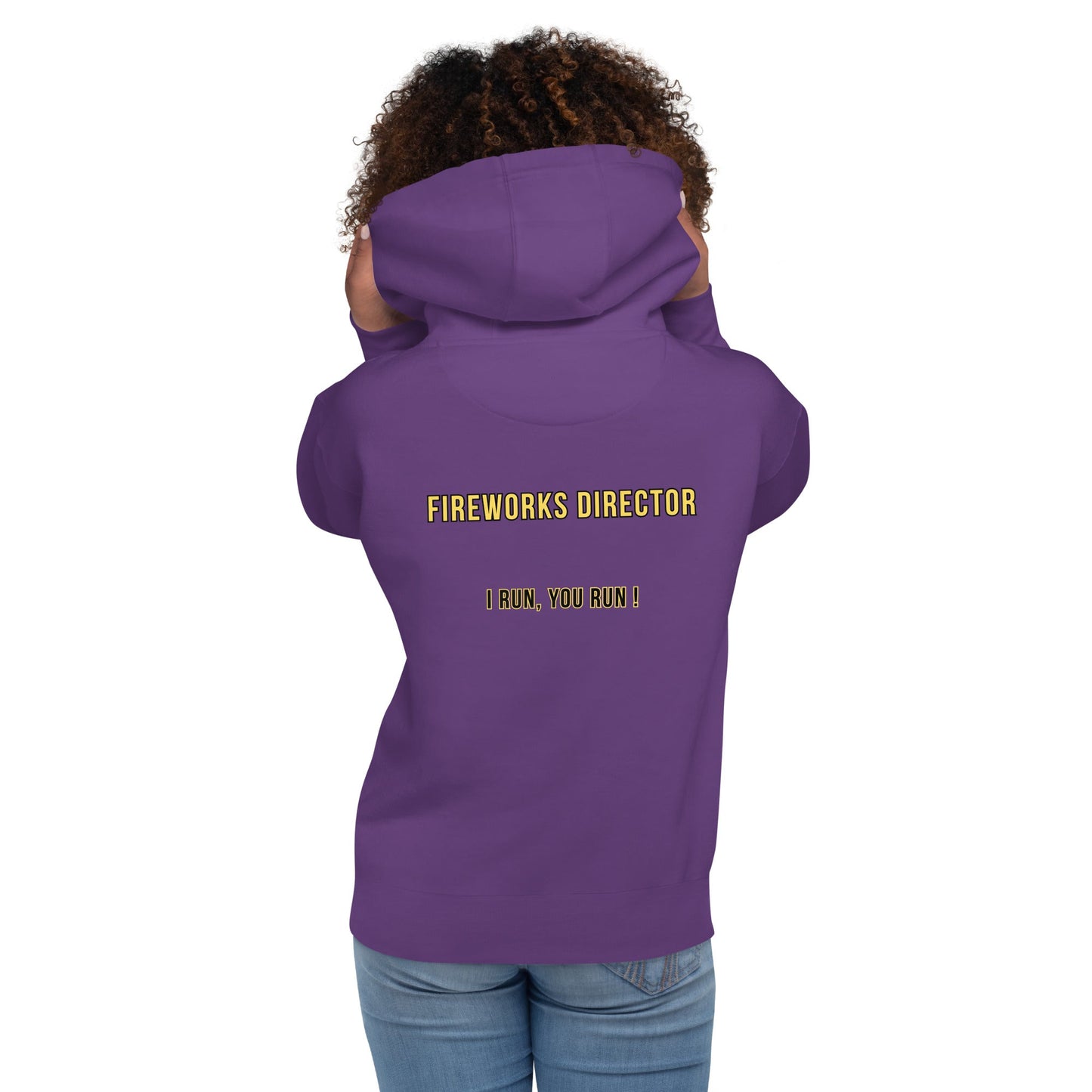 Director de Fuegos Artificiales - Sudadera con capucha unisex - talla pequeña, así que pide una talla más grande