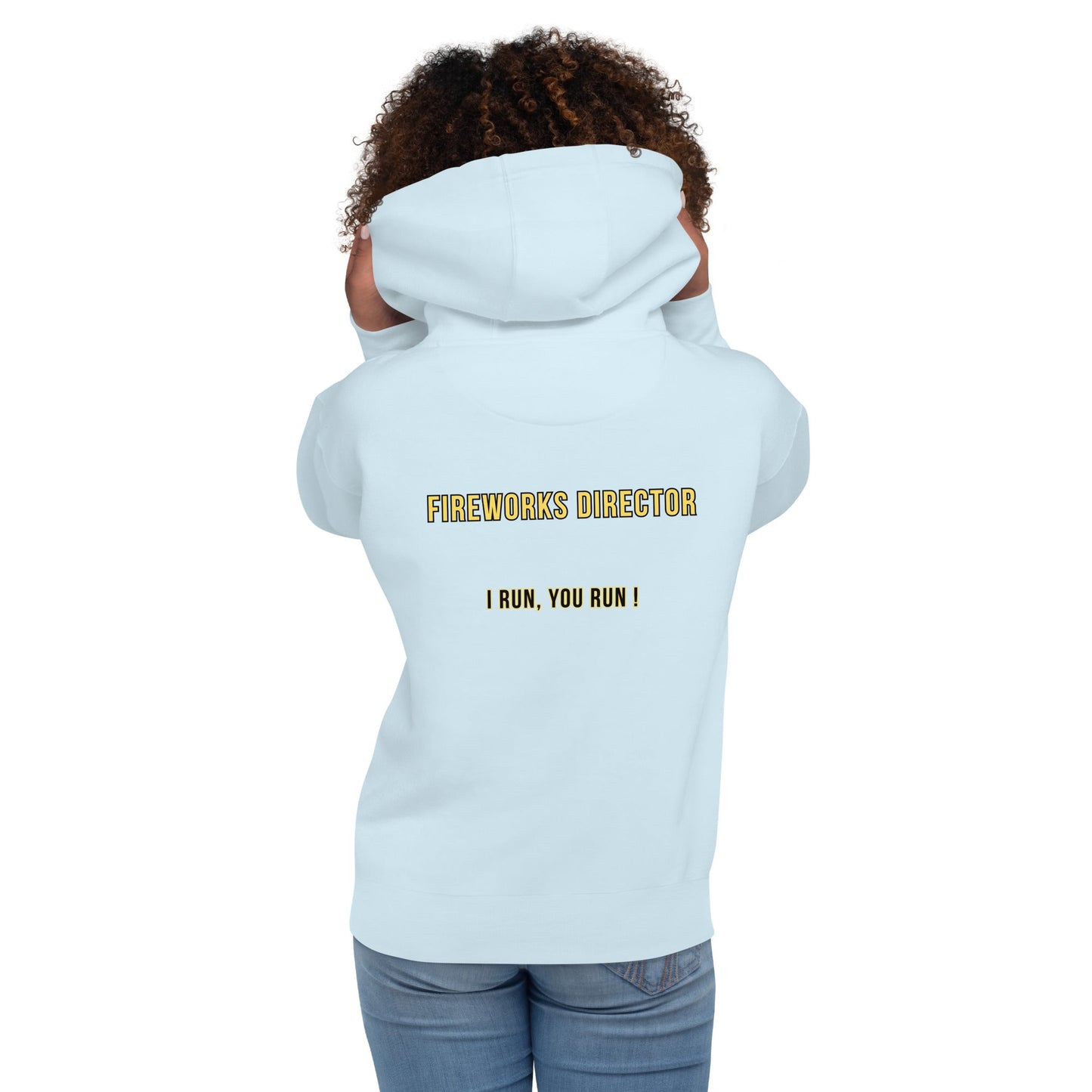 Director de Fuegos Artificiales - Sudadera con capucha unisex - talla pequeña, así que pide una talla más grande