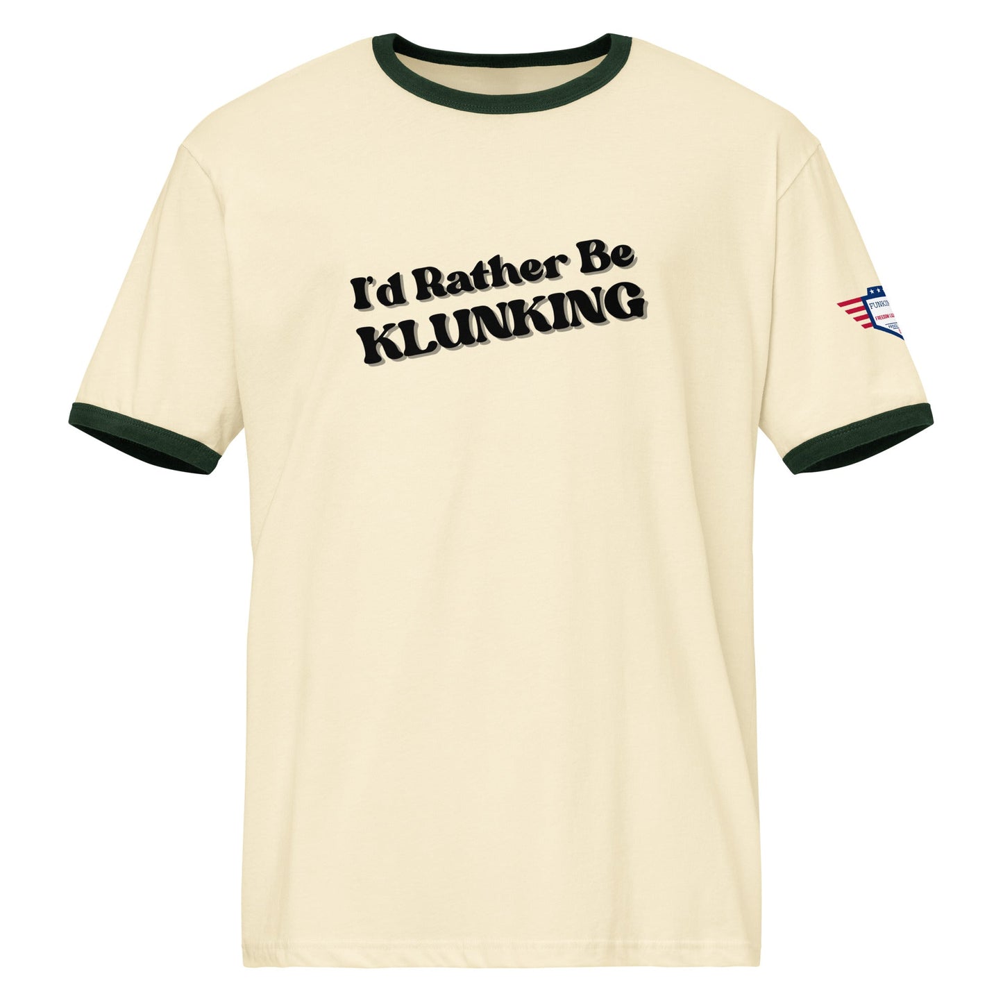 I’d Rather Be Klunking - Unisex ringer t-shirt