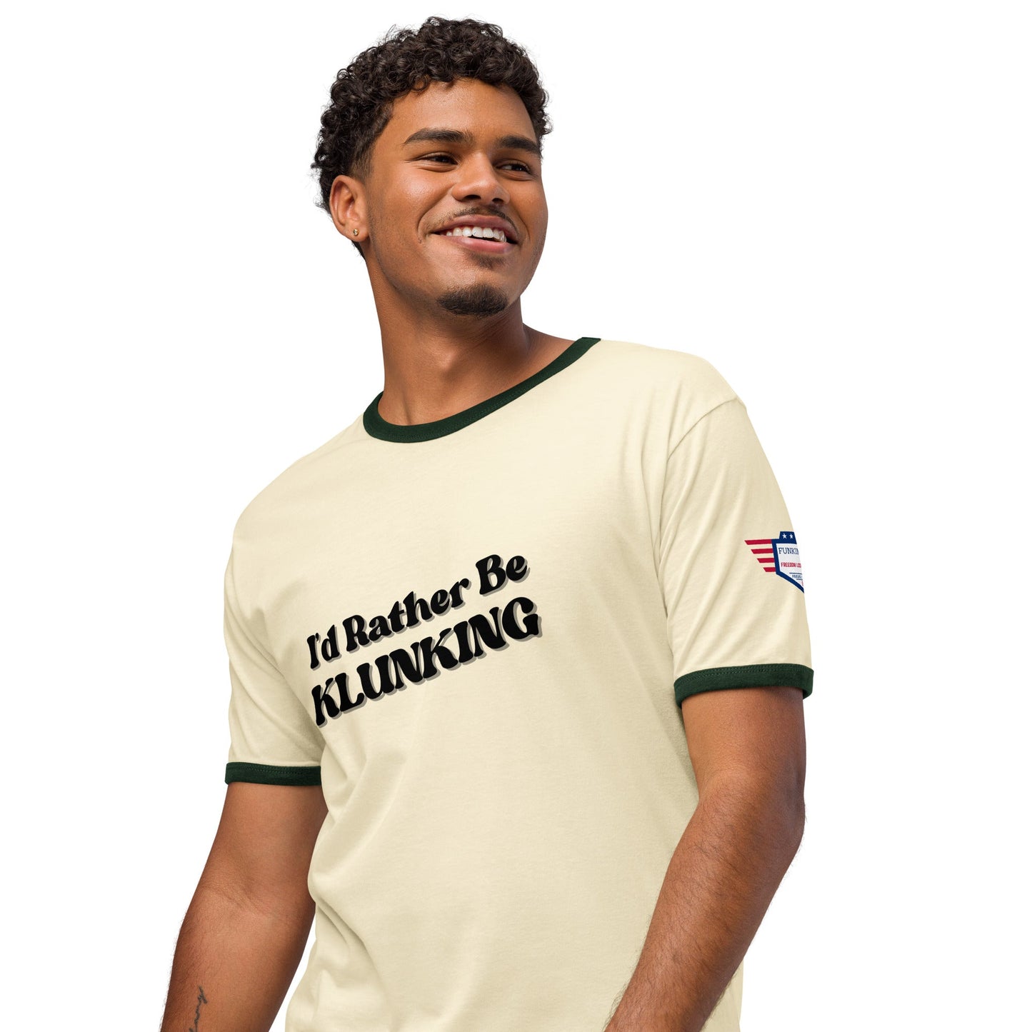 I’d Rather Be Klunking - Unisex ringer t-shirt