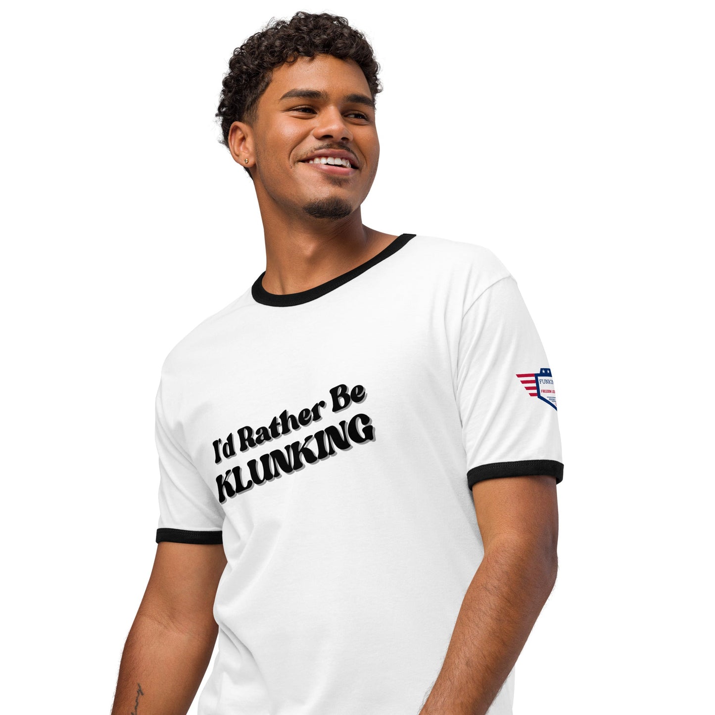 I’d Rather Be Klunking - Unisex ringer t-shirt