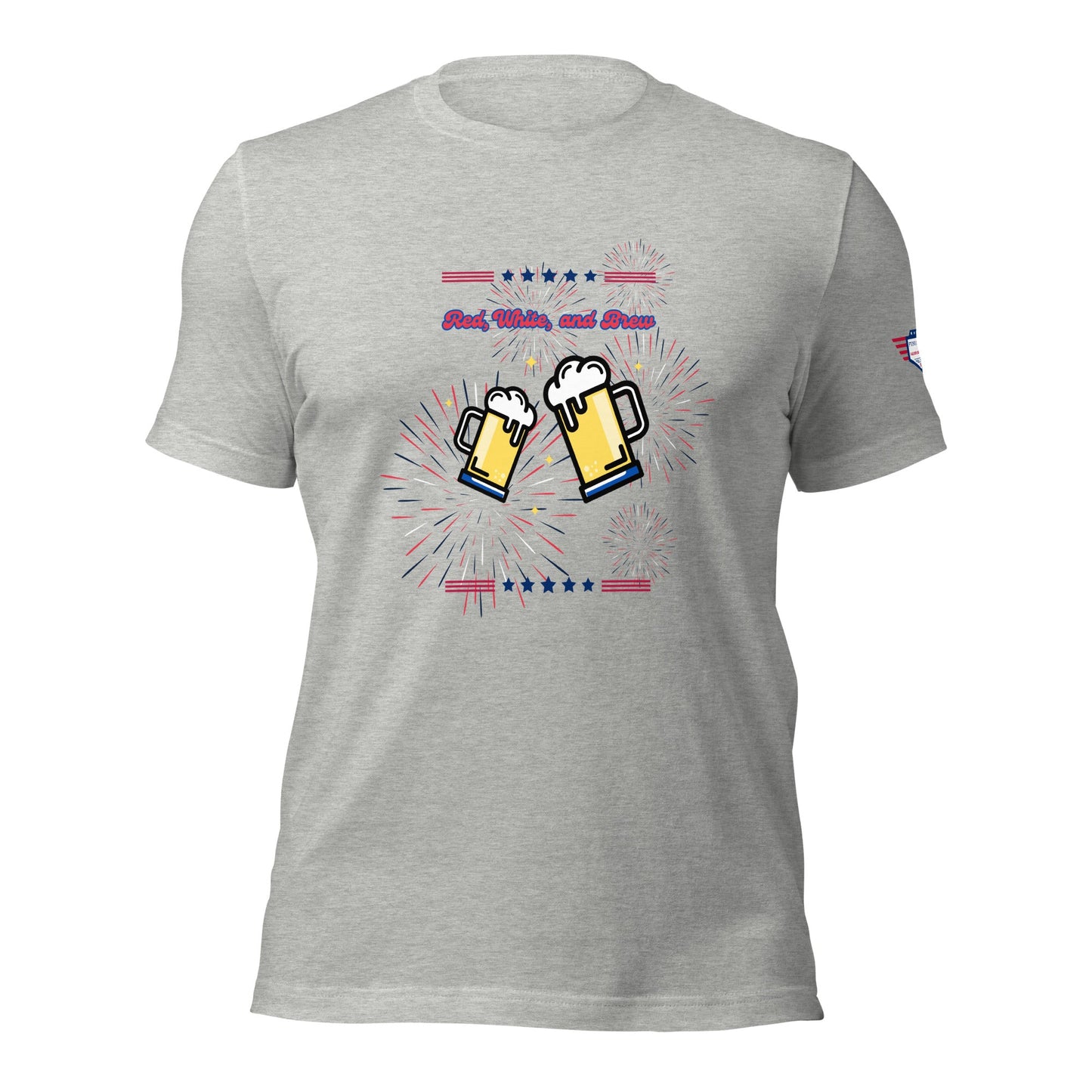 Red, White, and Brew - Camiseta unisex