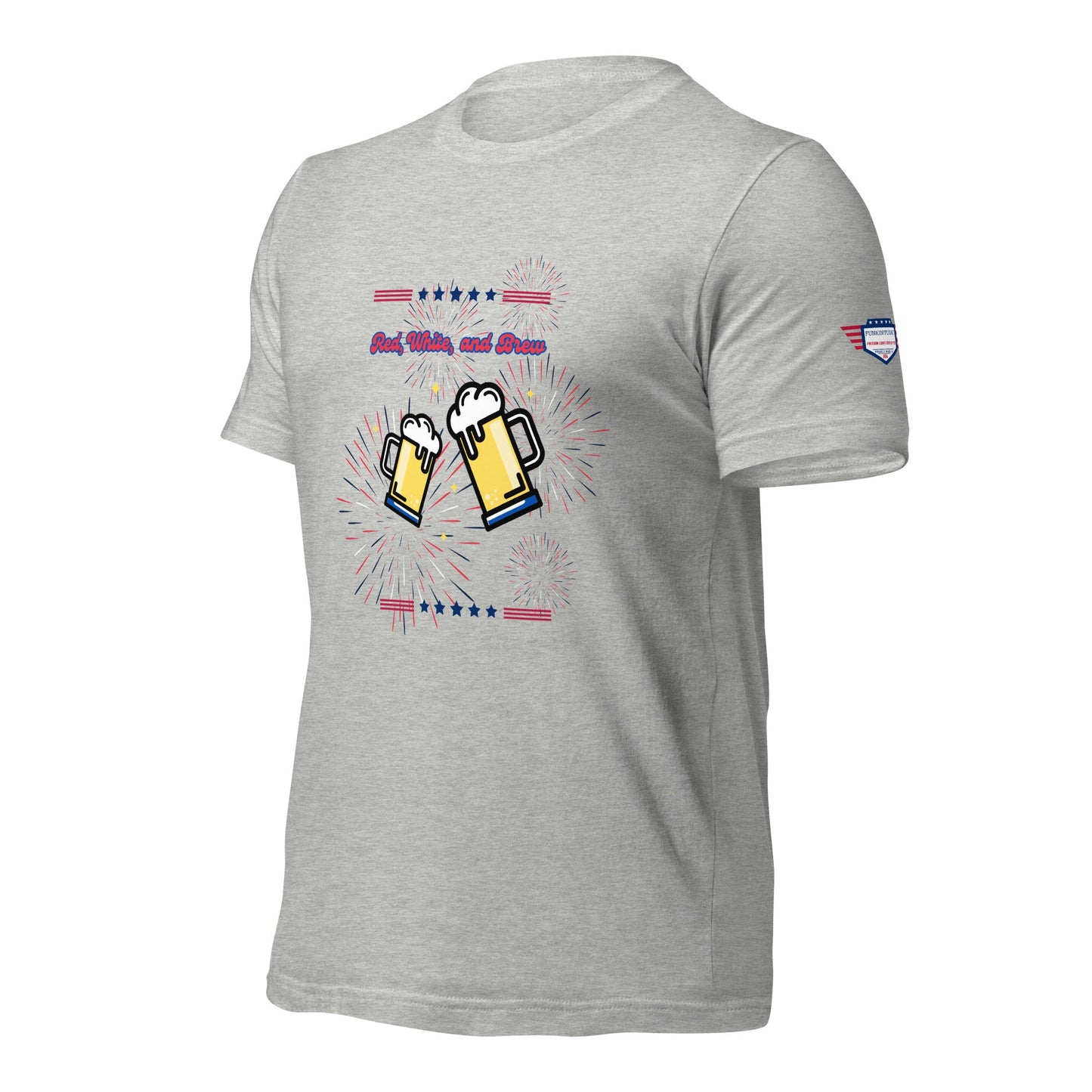 Red, White, and Brew - Camiseta unisex