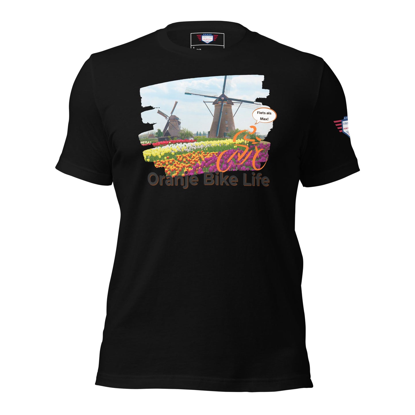 Fiets als Max ! - Unisex t-shirt