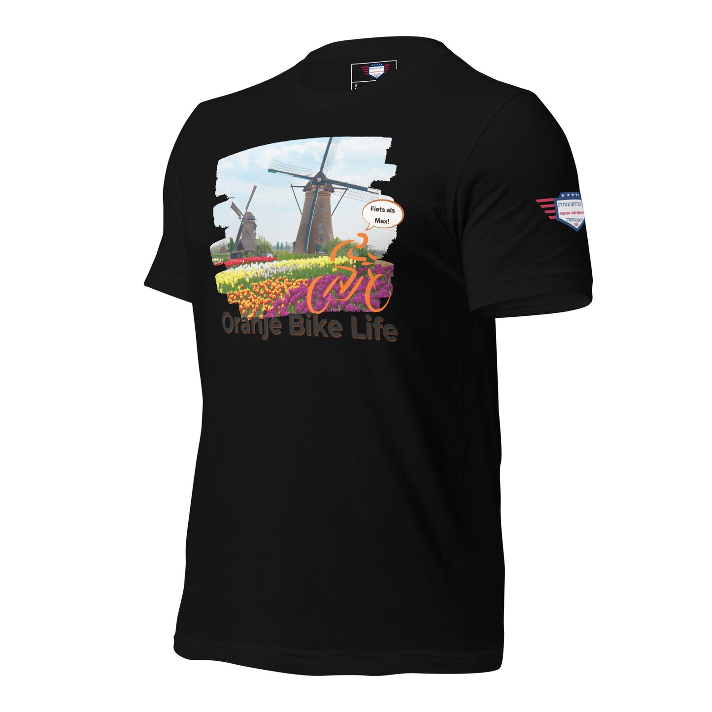 Fiets als Max ! - Unisex t-shirt