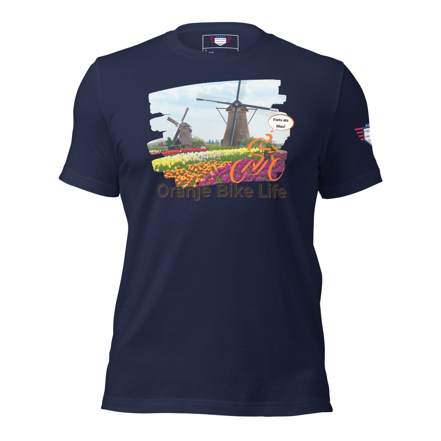 Fiets als Max ! - Unisex t-shirt