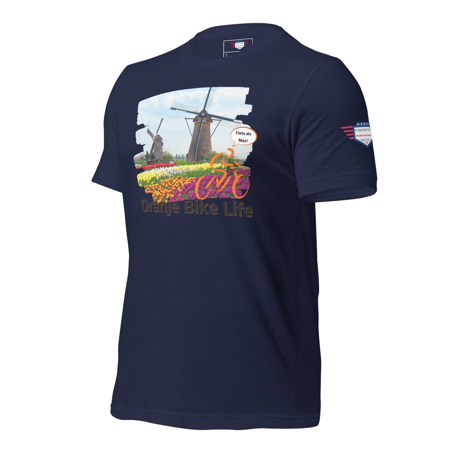 Fiets als Max ! - Unisex t-shirt