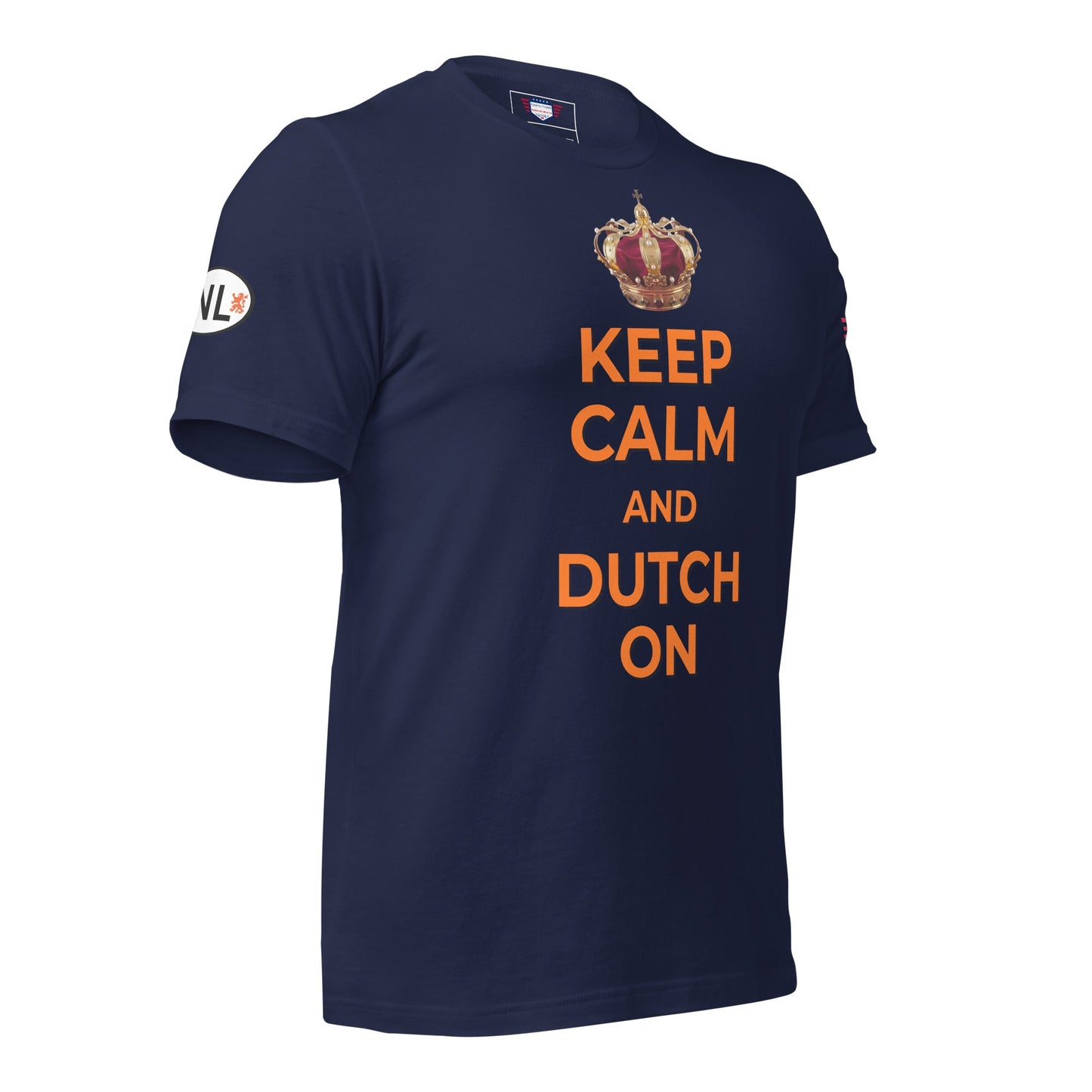 Keep Calm and Dutch on - Unisex t-shirt