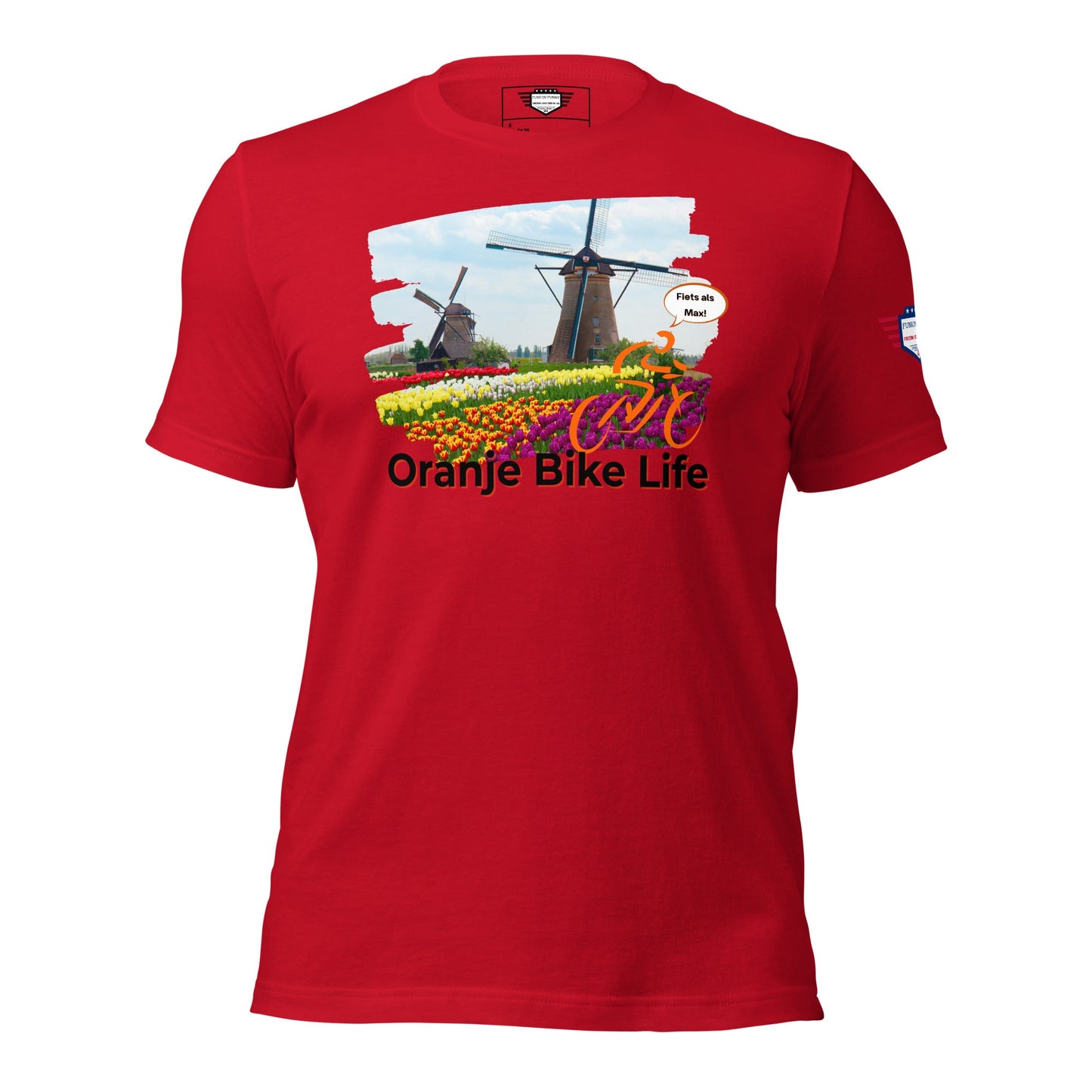 Fiets als Max ! - Unisex t-shirt