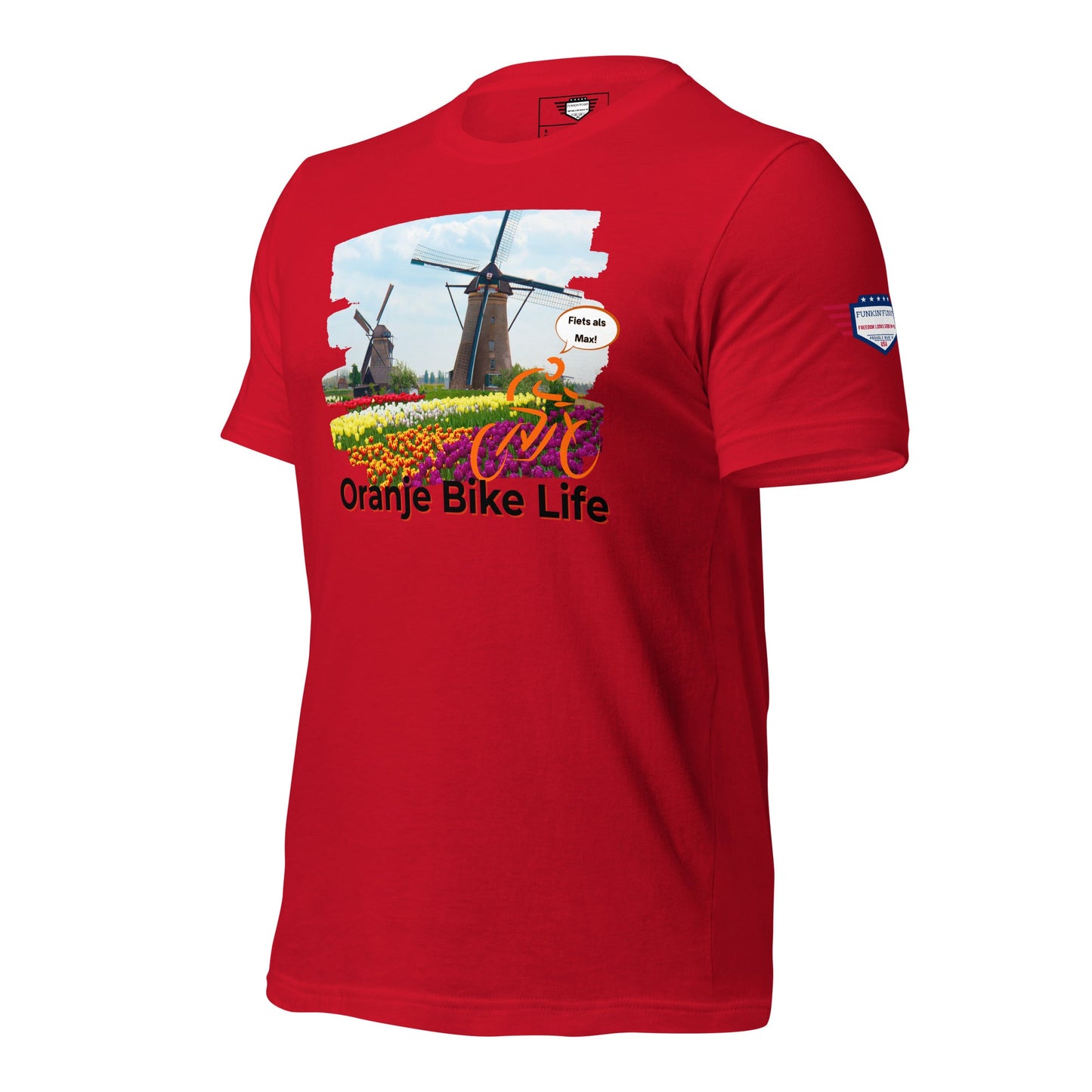 Fiets als Max ! - Unisex t-shirt