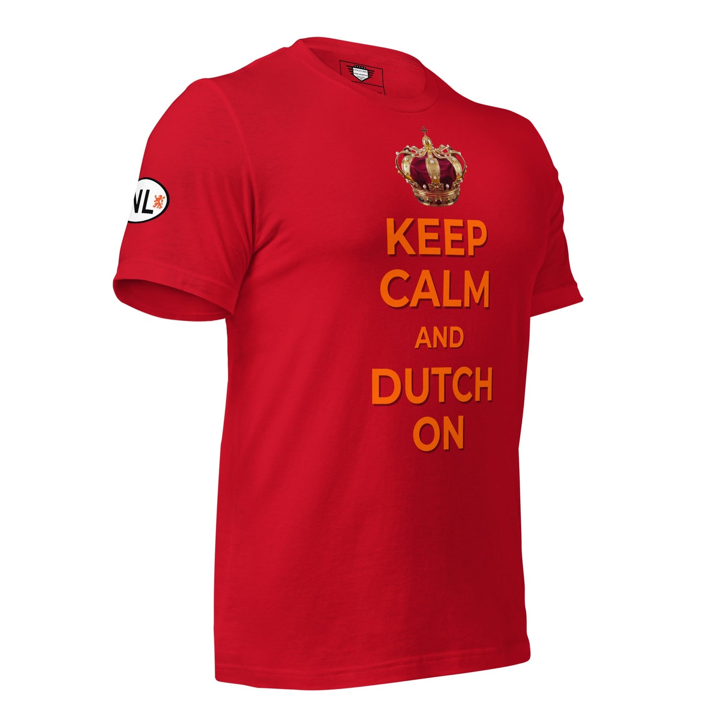 Keep Calm and Dutch on - Unisex t-shirt