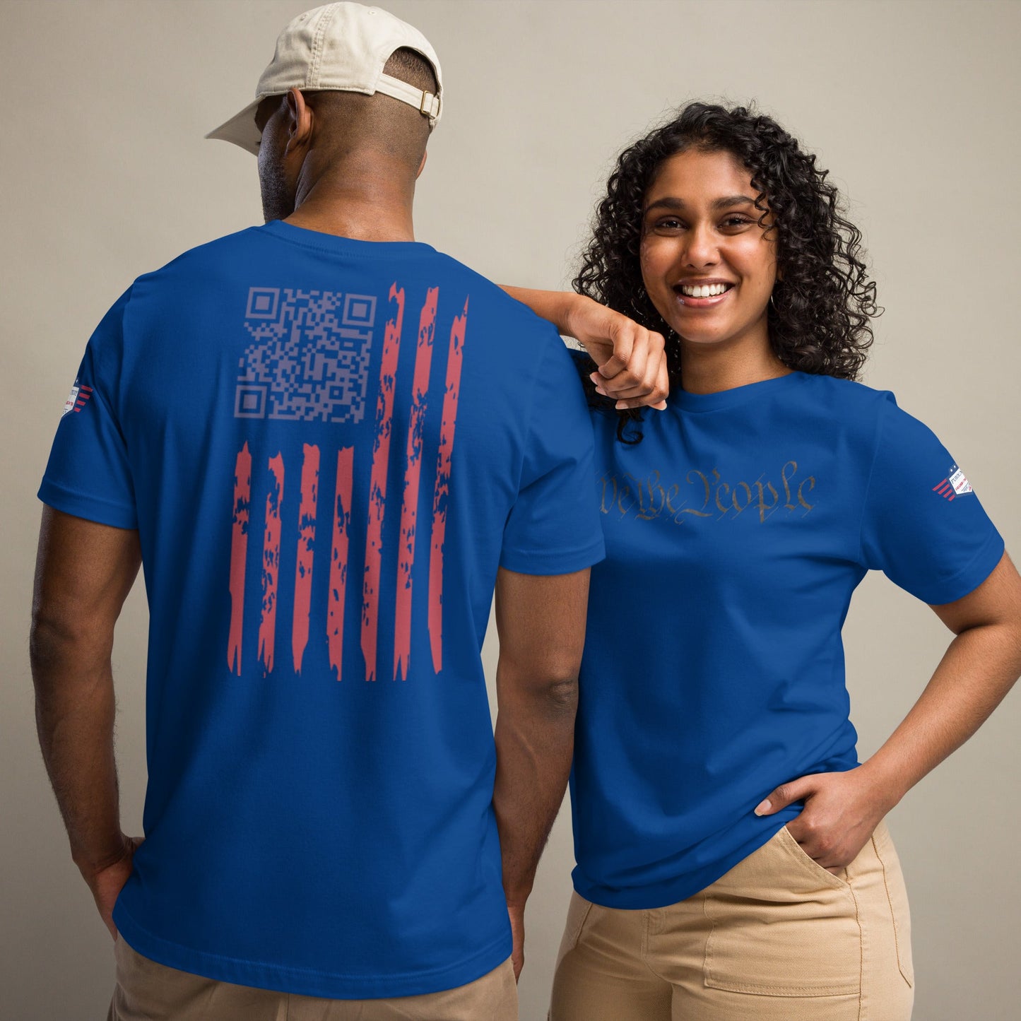 We the People easter-egg QR Code - Trump Dance - Unisex t-shirt