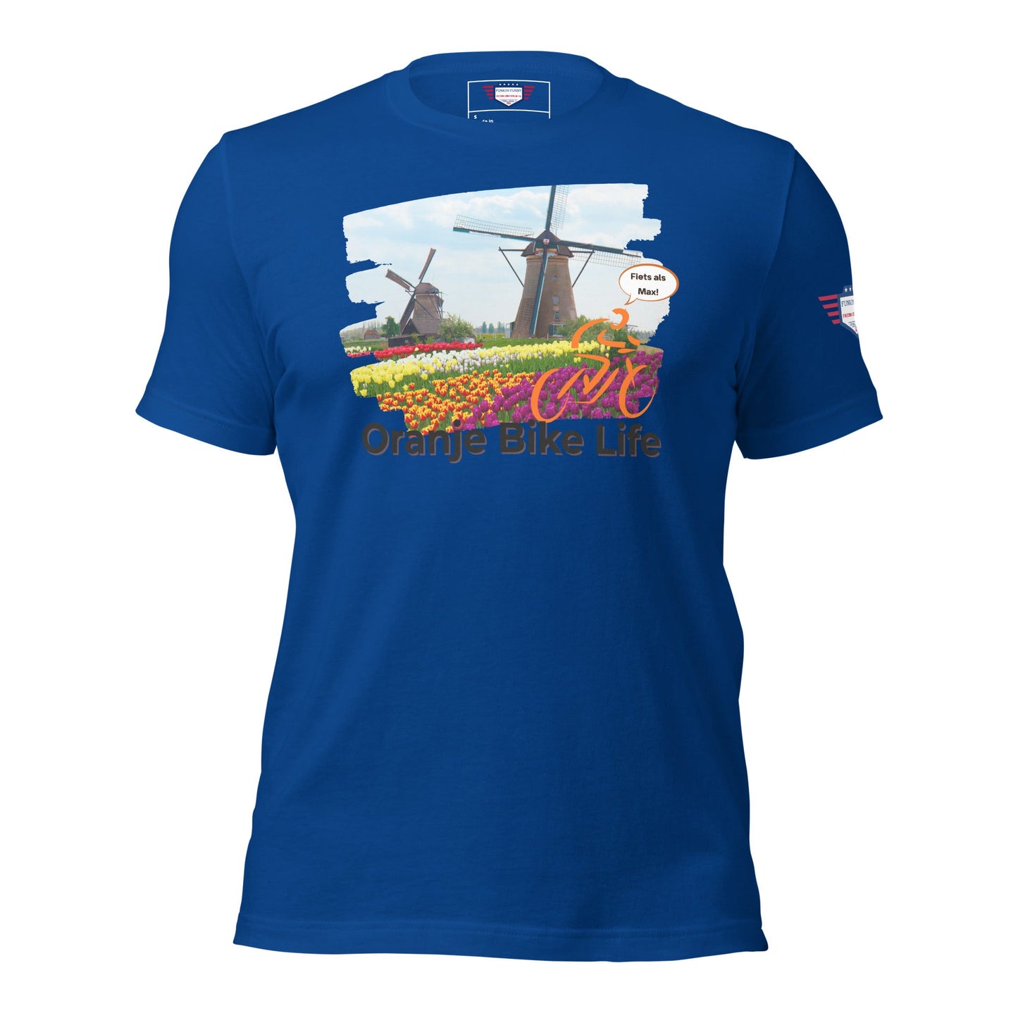 Fiets als Max ! - Unisex t-shirt
