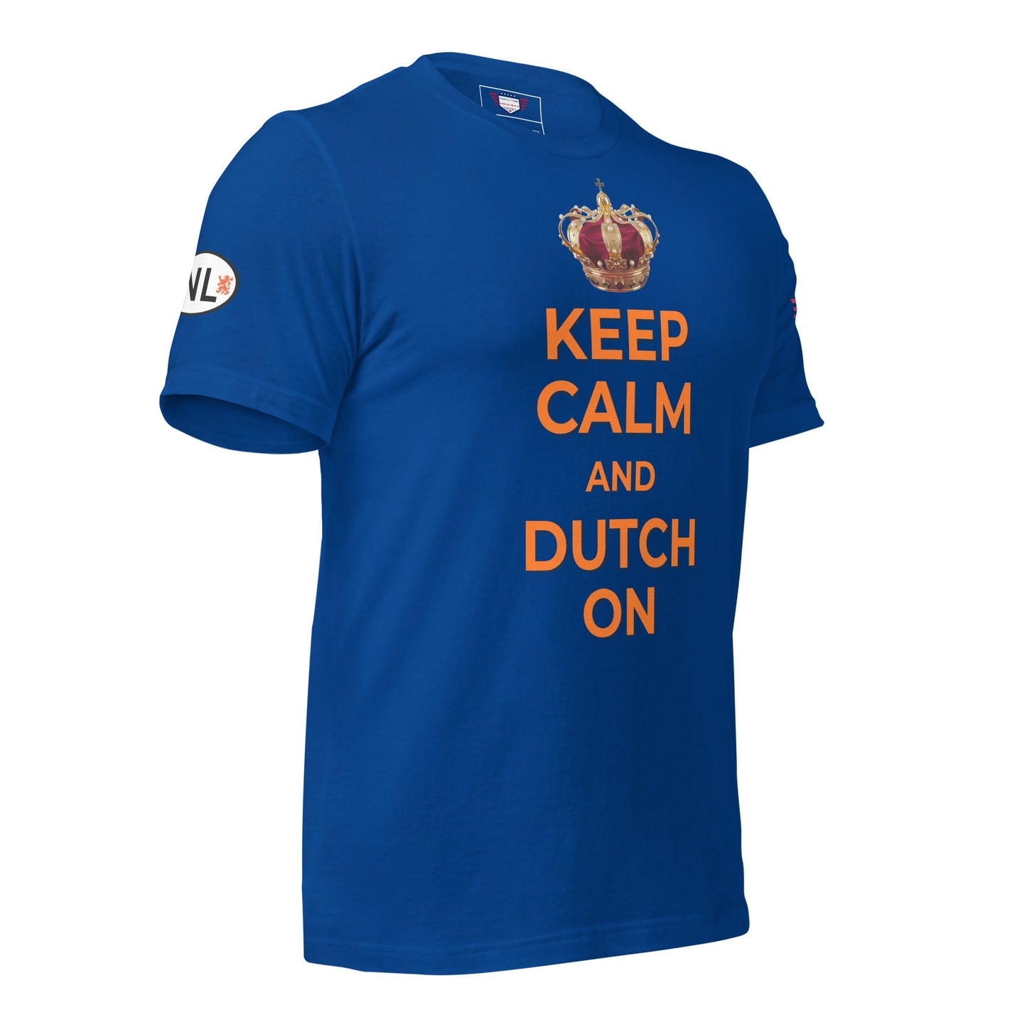 Keep Calm and Dutch on - Unisex t-shirt