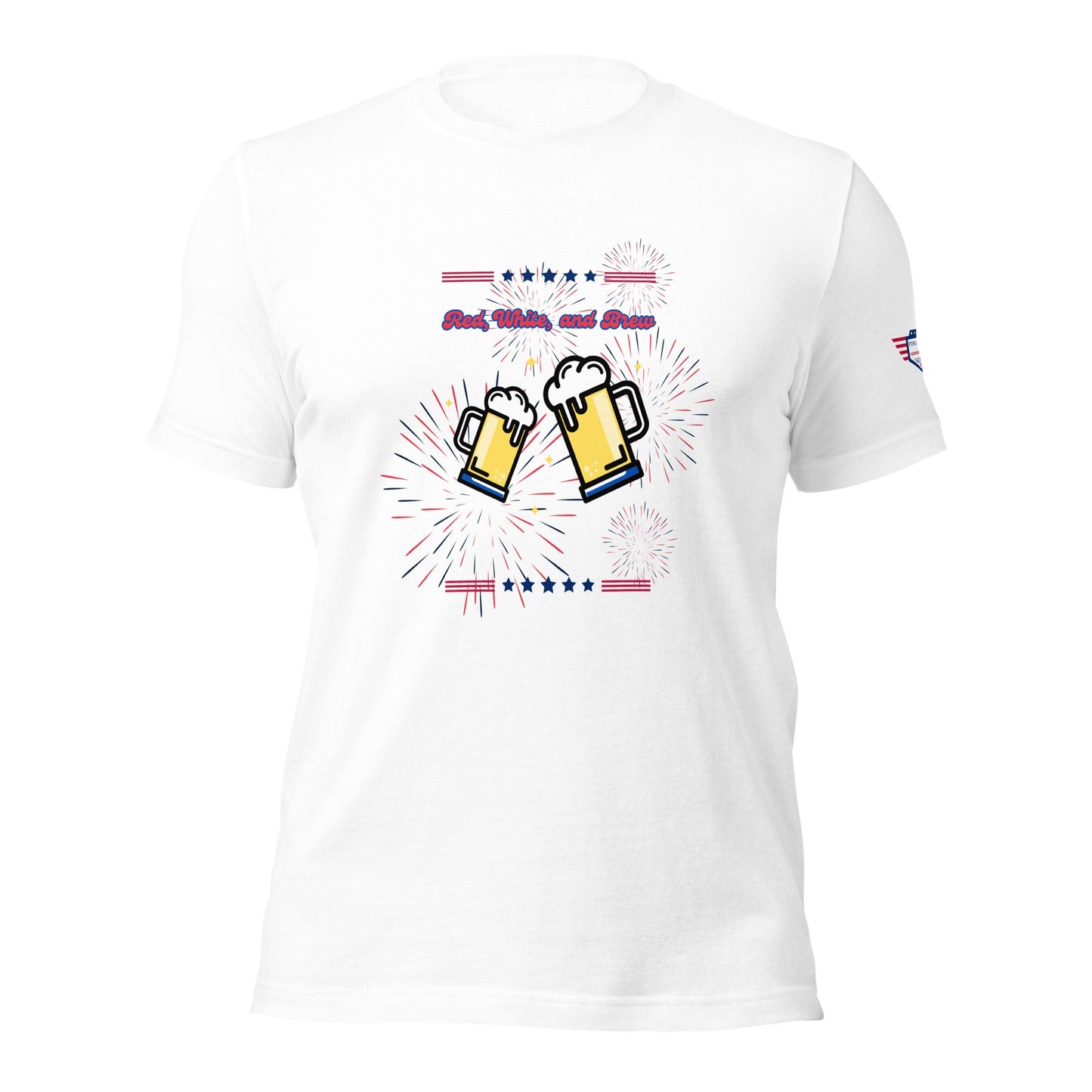 Red, White, and Brew - Camiseta unisex
