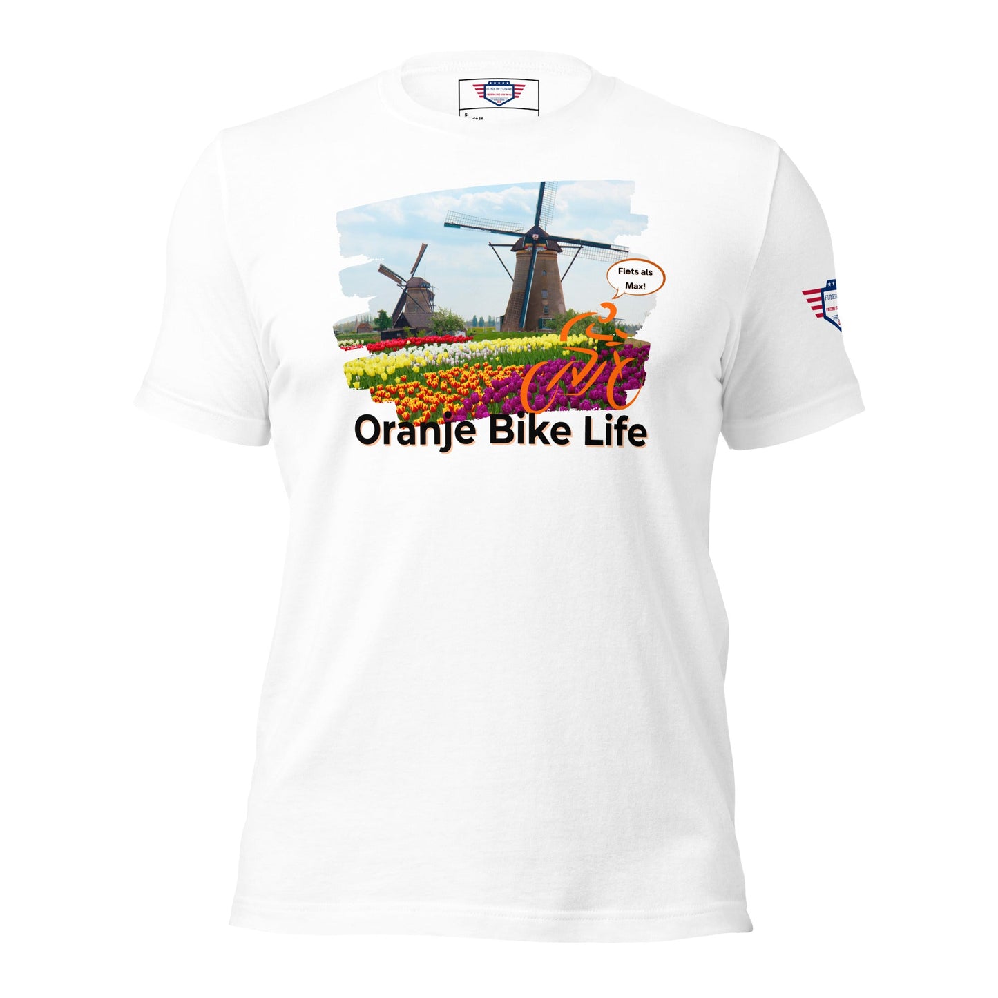 Fiets als Max ! - Unisex t-shirt
