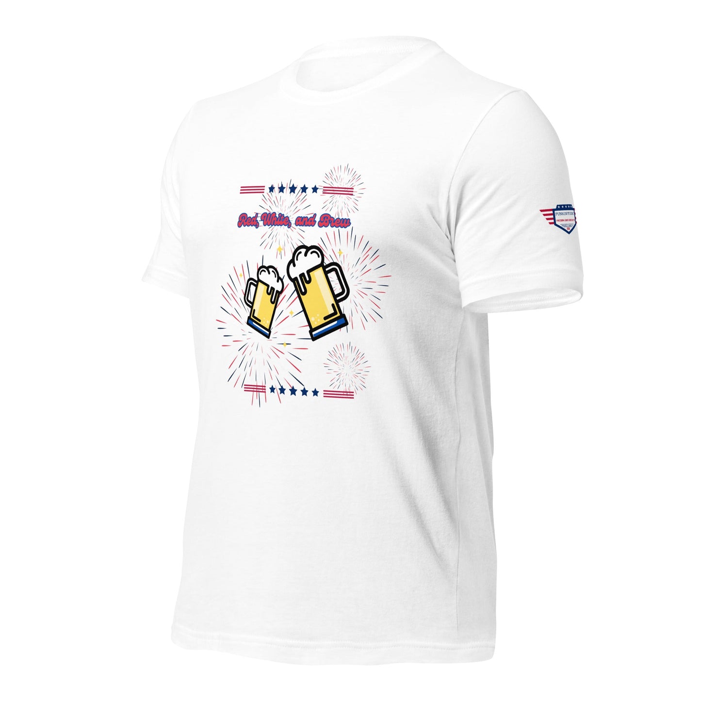 Red, White, and Brew - Camiseta unisex