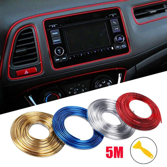 Universal Car Moulding Decoration Flexible Strips Car Interior Moulding Trim Interior Auto Moldings Car Cover Trim Car Interior Trim Strip Automobile Motor Exterior Decoration Moulding Trim Strip Car Interior Moulding Trim Door Car-styling