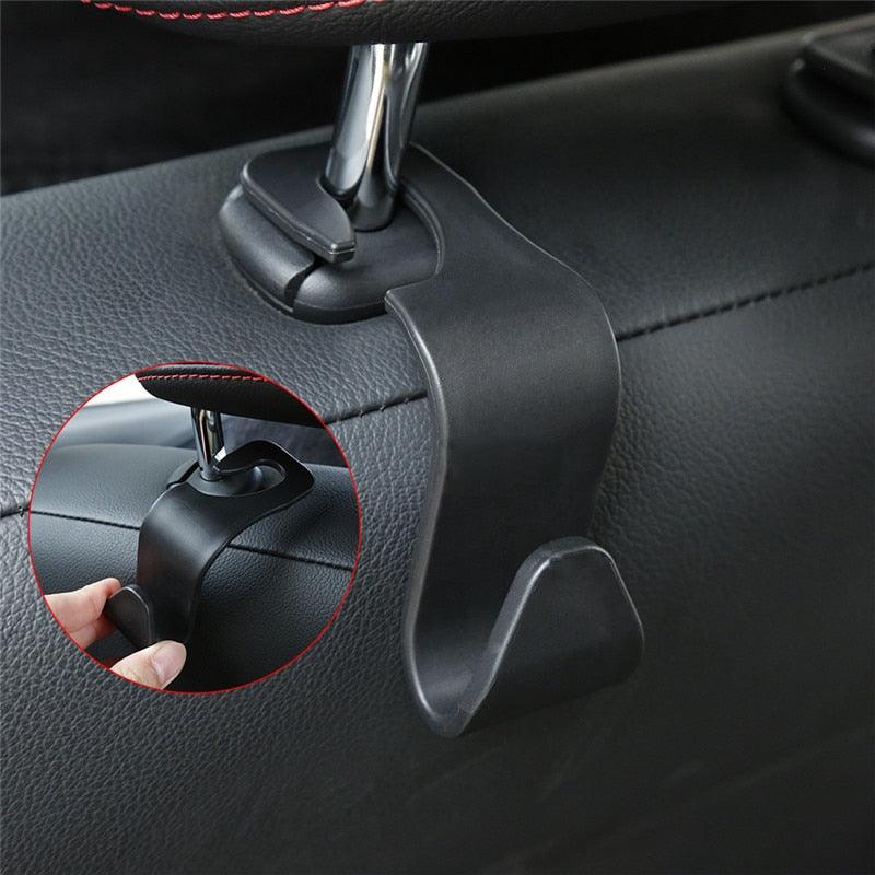 Universal Car Seat Back Hook Car Accessories Interior Portable Hanger Holder Storage Universal Multifunctional Car Vehicle Back Seat Headrest Holder Hanger Holder Hook for Car Bag Purse Cloth Decoration Car Vehicle Back Seat Headrest Hanger Holder Hook