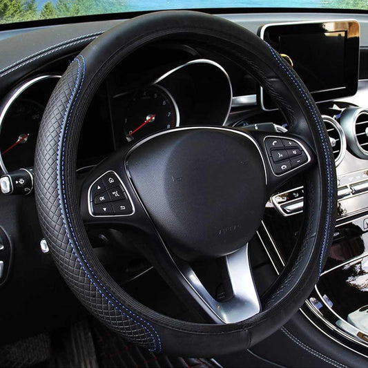 Universal Car Steering Wheel Cover Skid Proof Auto Car Steering Wheel Cover Auto Steering- Wheel Cover Microfiber Leather Viscose Breathable Anti-Slip Anti-Slip Embossing Leather Car-styling Car Accessories