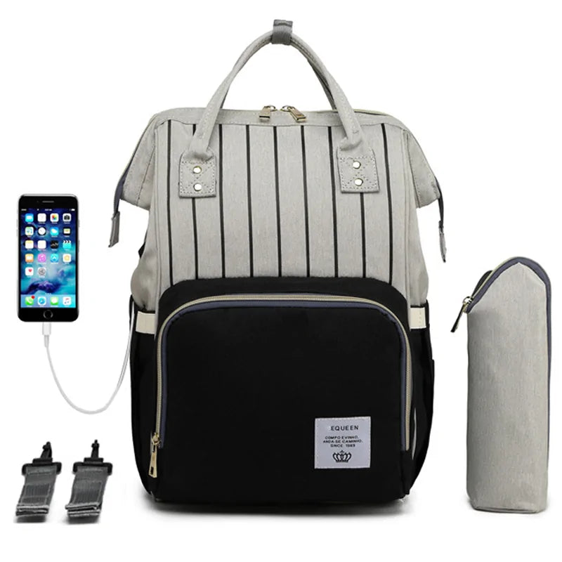 USB Diaper Baby Bag - # BAGEG11910001