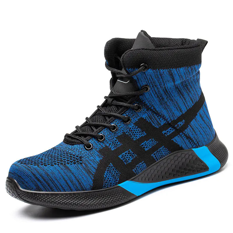 Men's Winter Plush Safety Work Boots - Warm & Breathable