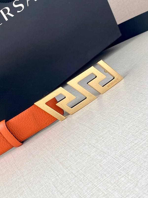 Versace Medusa Belt 'Brown'