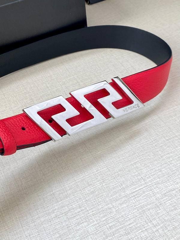 Versace Medusa Belt 'Red'