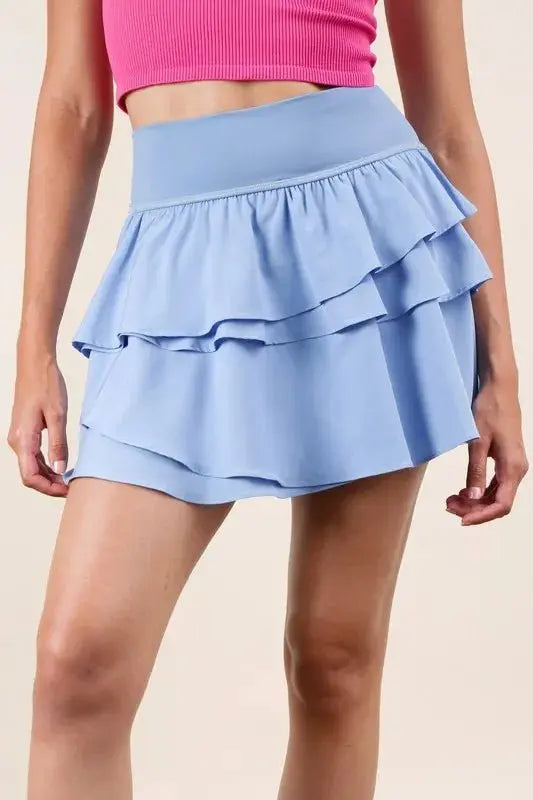 Shorts Trendsi Riffled Active Skirt Women's Workout Skort USA Shipped!