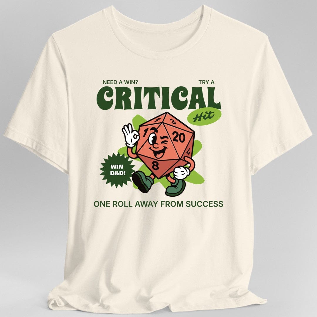 Camiseta Vintage D20 de Golpe Crítico