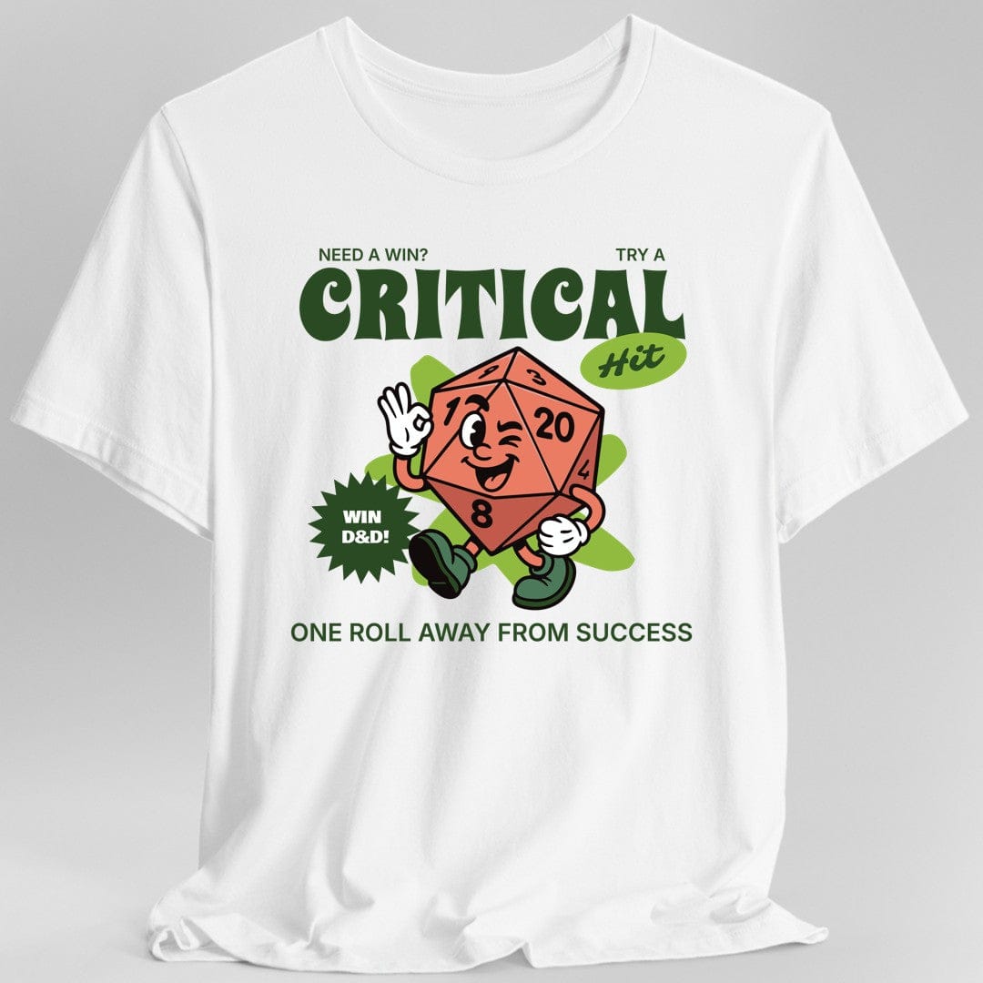 Camiseta Vintage D20 de Golpe Crítico