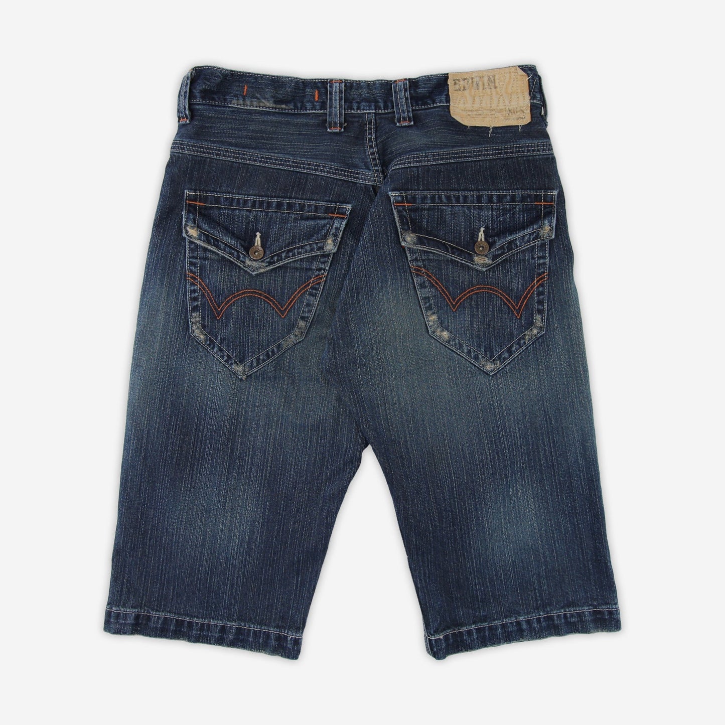 Edwin Vintage Distressed Denim Jean Shorts - 34