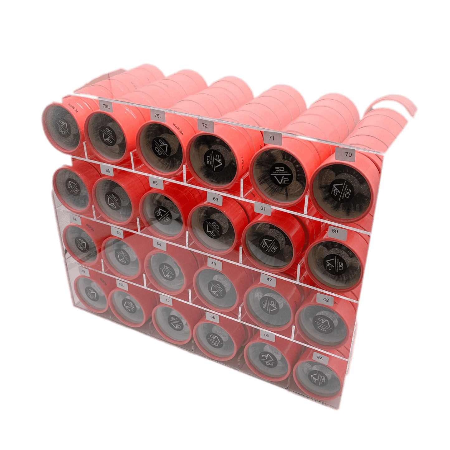 VIP 5D Mink Eyelashes Line with Display, 24 Styles