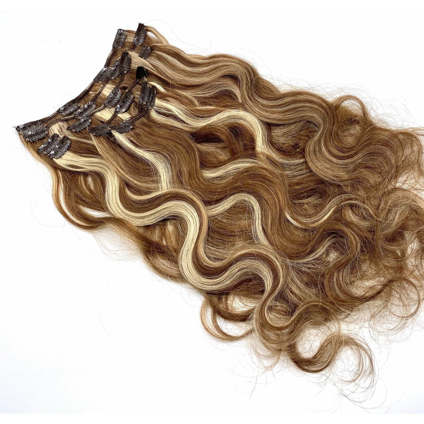 VIP Clip Hair Extensions Body Wave 18" ClipeX System - Choose Style