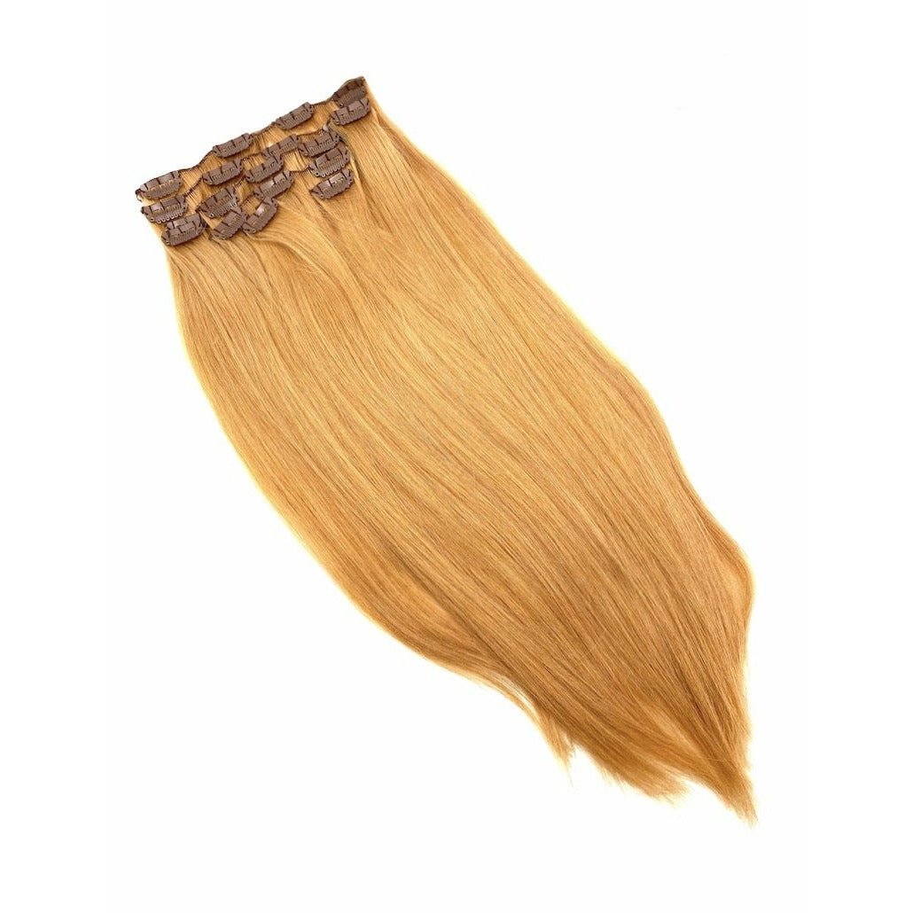 VIP Clip Extensions / Silky Straight 18" - ClipeX System