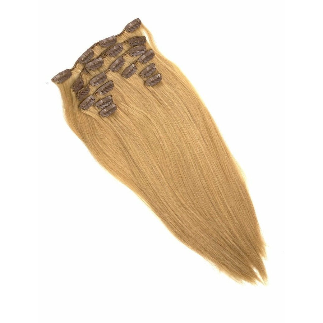 VIP Clip Extensions / Silky Straight 18" - ClipeX System