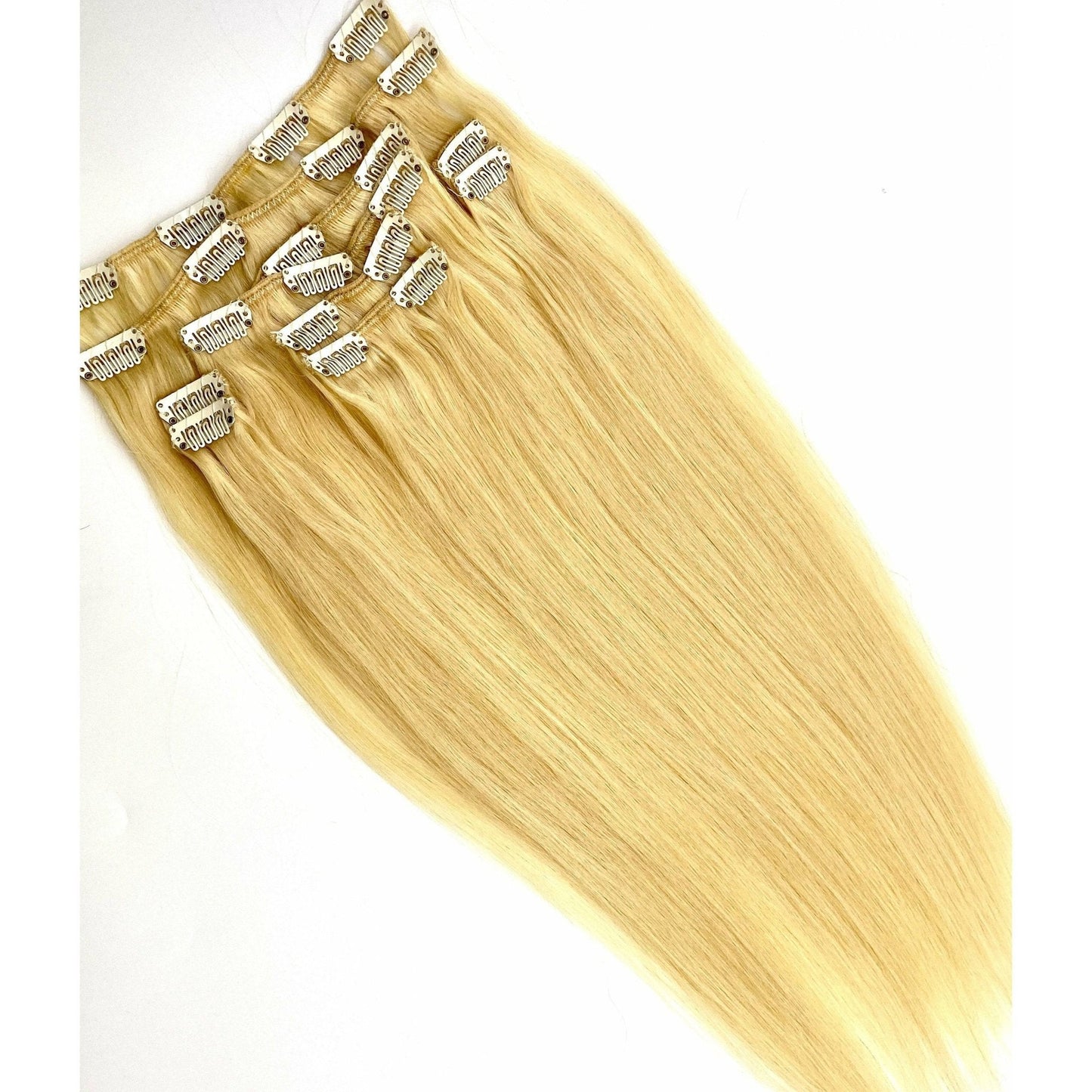 VIP Clip Extensions / Silky Straight 18" - ClipeX System