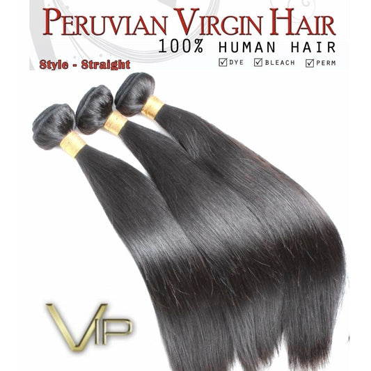 Paquetes de cabello virgen peruano de colección VIP