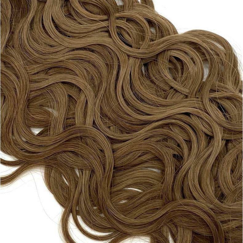 VIP M-Tip System Tape Hair Extensions 100 Strands Wavy 18"