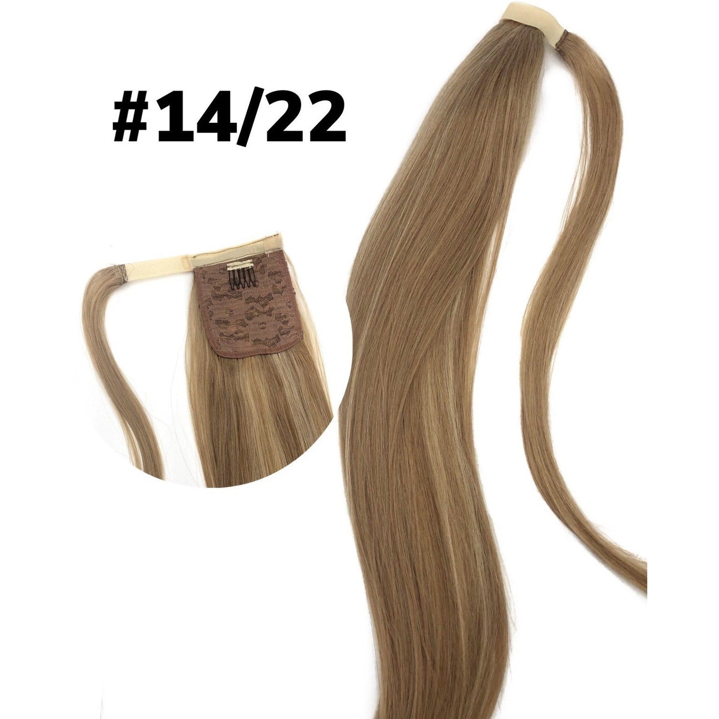 VIP Ponytail Silky 24" (100 Grams) 100% Human Hair Extension