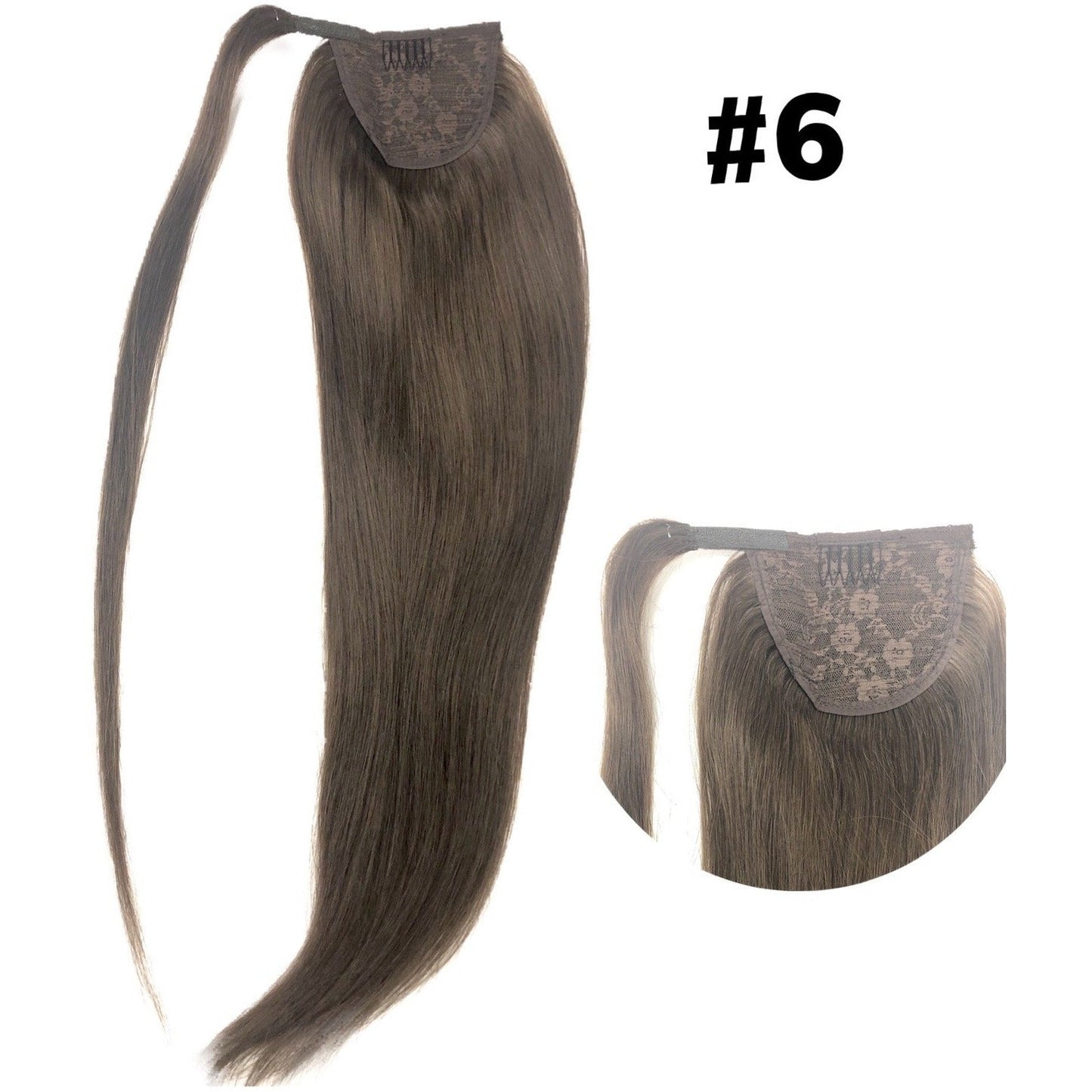 VIP Ponytail Silky 24" (100 Grams) 100% Human Hair Extension