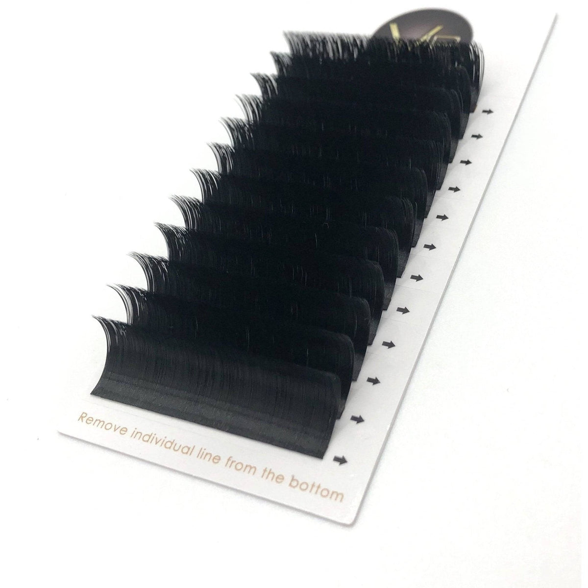 VIP Quick Fan Eyelash Extensions 12 Lines 0.07 D Curl - Pick Size